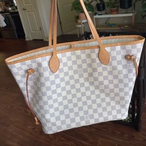 Louis Vuitton neverfull MM damier Azur